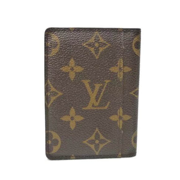 Authentic LOUIS VUITTON Porte Cartes Pass Vertical Card Holder - Picture 2 of 12
